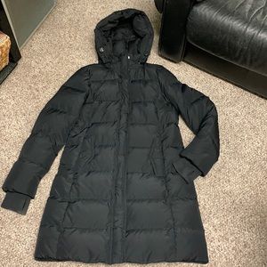 J crew down filled long puffer